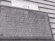 Historic Tablet on the outside of Kingston Free Library