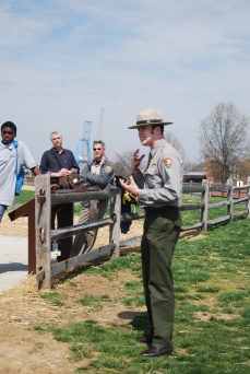 Docent at Fort McHenry