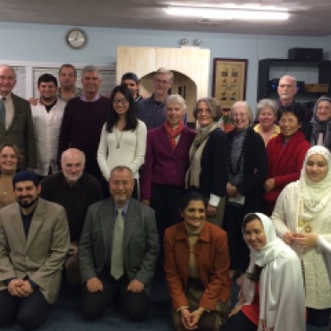 Members of the Kingston Congregational Church with their friends from the Muslim Community Center in Kingston