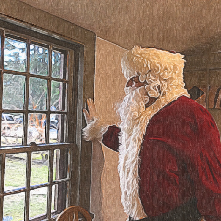 Santa at Mission House